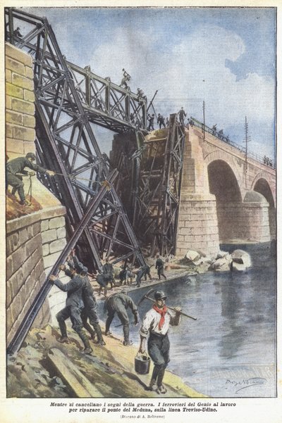 戦争の兆候が消えている間 作： Achille Beltrame